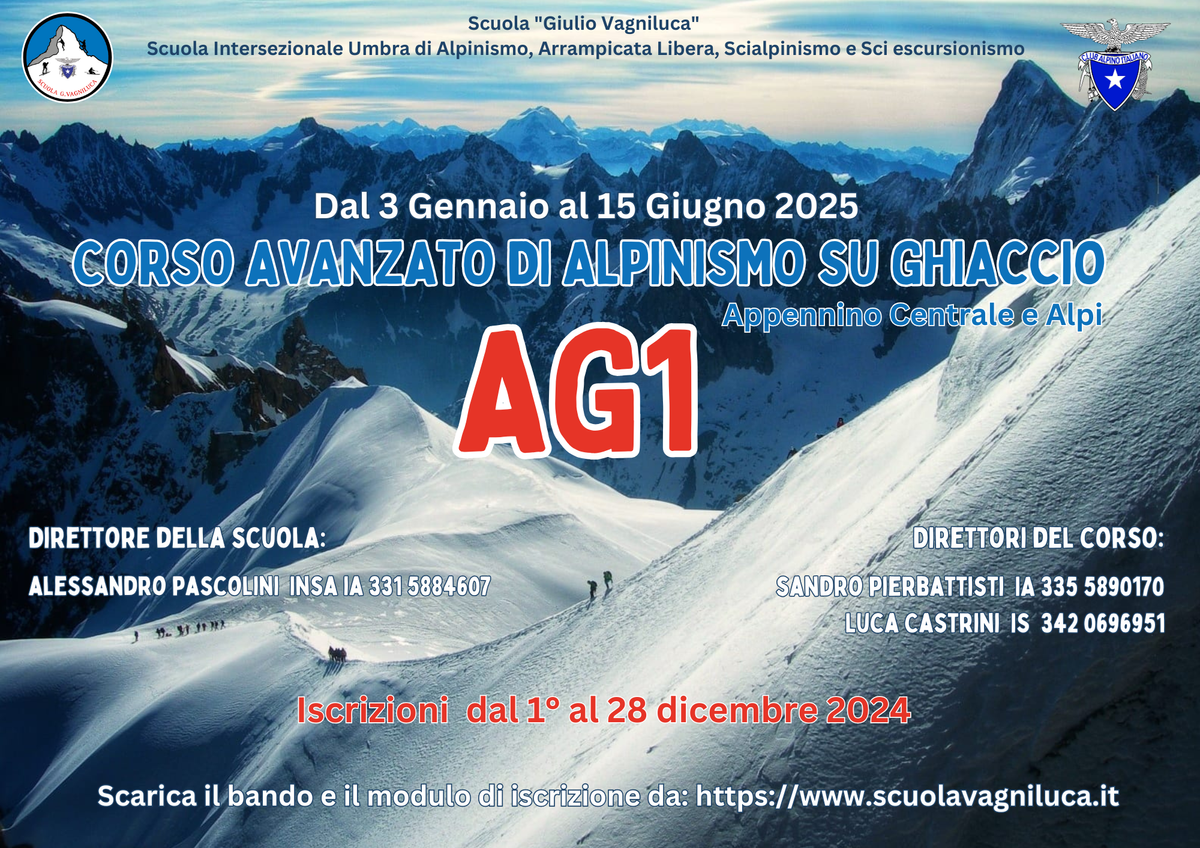 CORSO DI GHIACCIO AVANZATO – AG1